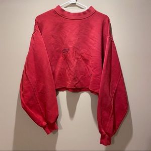 FILA cropped sweater